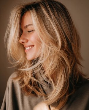 4._Face-Framing_Layers_with_Sandy_Blonde_Blend_Layered_Haircuts_For_Women